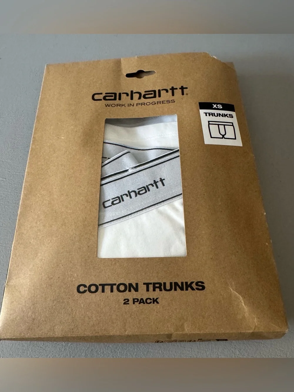 Carhartt White Men’s Stretch Boxer Briefs - Twin Pack
